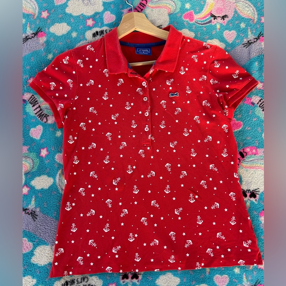 Le Tigre Polo Shirt w Nautical Theme